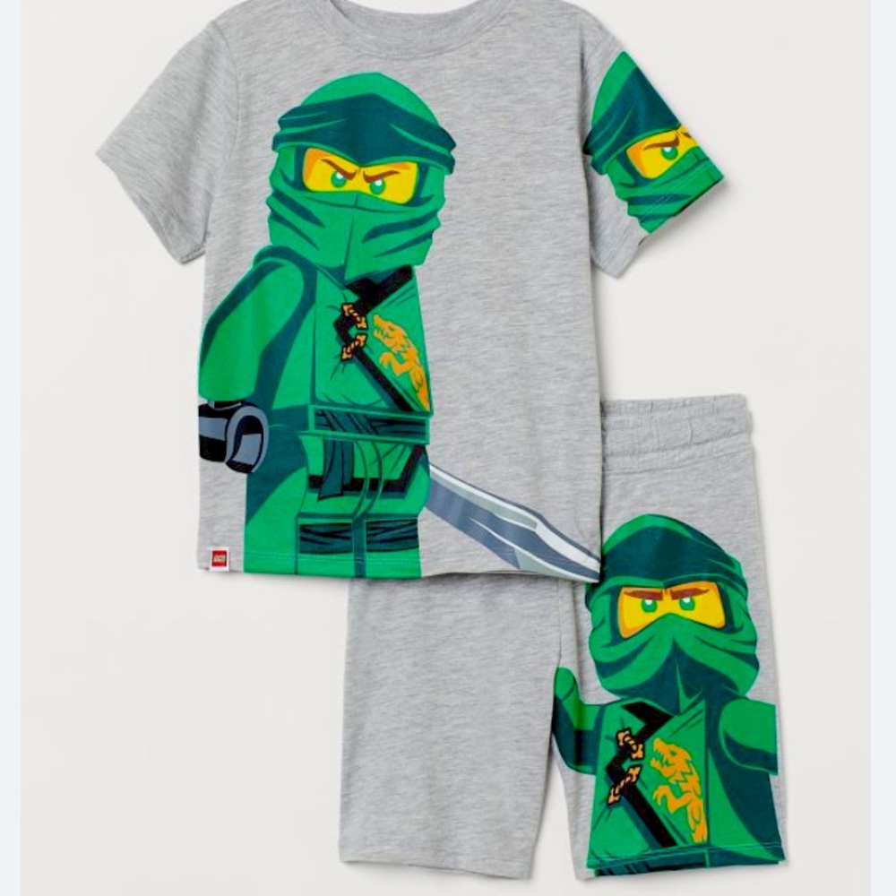 H&M Lego Ninjago 2-pc Pajama Set